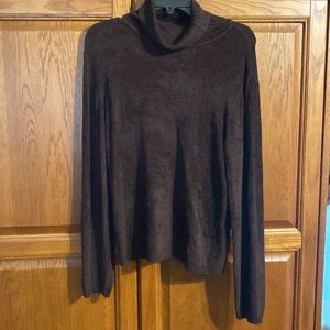 Sarah B Studio Brown Cowl neck sweater. Good condition.